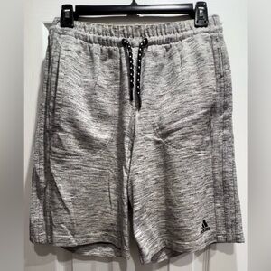 Adidas Gray Athletic Knit Track Running shorts, Men’s Size small